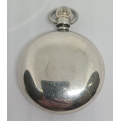 Hapden Watch Co. Huge Silver Pocket Watch - White, 1885