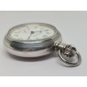 Hapden Watch Co. Huge Silver Pocket Watch - White, 1885