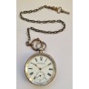 Acme Lever H.Samuel Manchester Silver Pocket Watch - Winding With Key - White, 1895