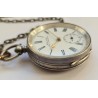 Acme Lever H.Samuel Manchester Silver Pocket Watch - Winding With Key - White, 1895
