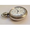 Am. Watch Co. Waltham Railway Pocket Watch - White, 1895