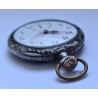 Anonimous Niello Silver "Hunting With Dogs" Pocket Watch - White, 1910