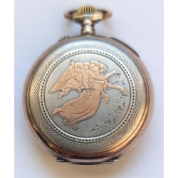 Anonymous Ladies Silver Pocket Watch - White, 1900
