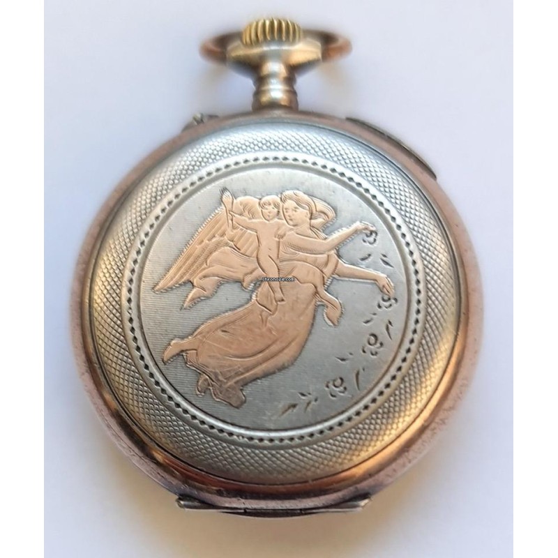 Anonymous Ladies Silver Pocket Watch - White, 1900