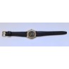 Anonymous 14 ct Gold Officer WWII Wrist Watch - Black, 1941