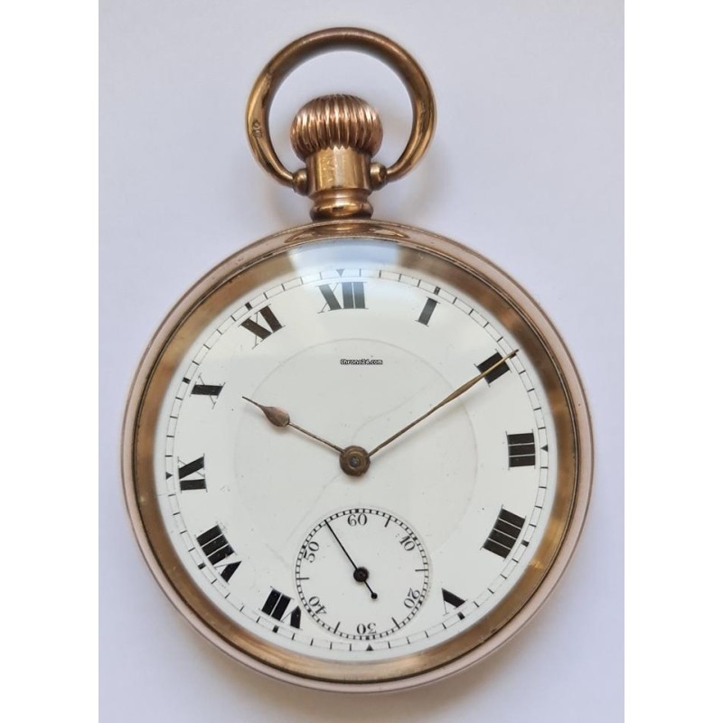 Anonymous Gold Plated Pocket Watch - White, 1925