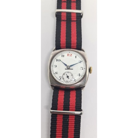 Anonymous Military WWI Silver Wrist Watch - White, 1915