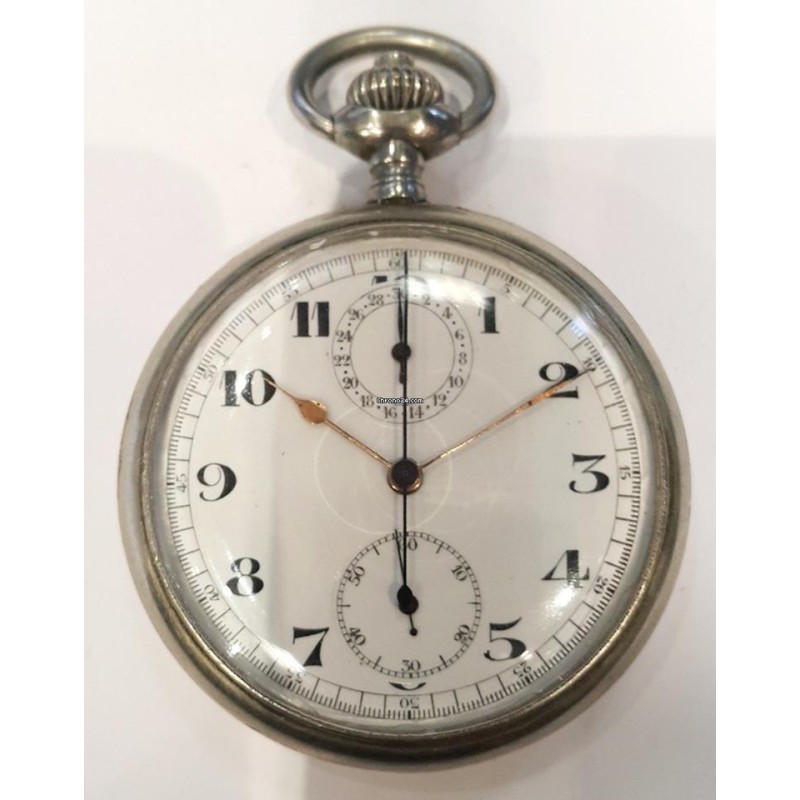 Anonymous Pocket Chronograph Military WWI - White, 1910