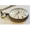 Anonymous Pocket Watch - Winding With Key - White, 1880