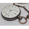 Anonymous Pocket Watch With Chain - White, 1889
