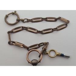 Anonymous Pocket Watch With Chain - White, 1889