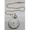 Anonymous Pocket Watch With Chain - White, 1885