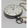 Anonymous Pocket Watch With Chain - White, 1885