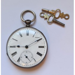 Anonymous Silver Pocket Watch - White, 1897
