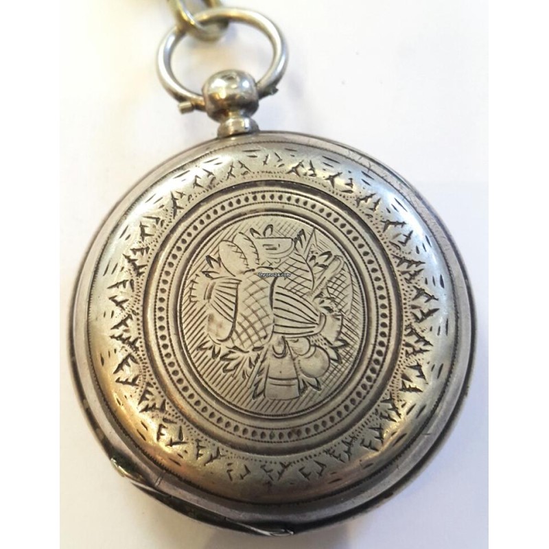 Anonymous Silver Pocket Watch - White, 1890