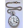 Anonymous Silver Pocket Watch - Winding With Key - White, 1885
