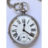 Anonymous Silver Pocket Watch - Winding With Key - White, 1885