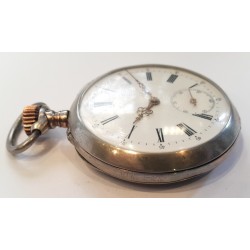 Anonymous Silver Pocket Watch Made For Swedish Market - White, 1920