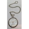 Anonymous Silver Pocket Watch With Chain - White, 1925