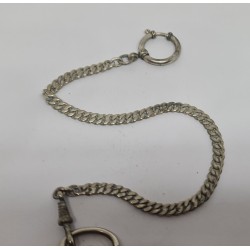 Anonymous Silver Pocket Watch With Chain - White, 1925