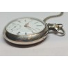 Anonymous Silver Pocket Watch With Chain - White, 1925