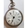 Rare Chinese Duplex Silver Pocket Watch - White, 1860