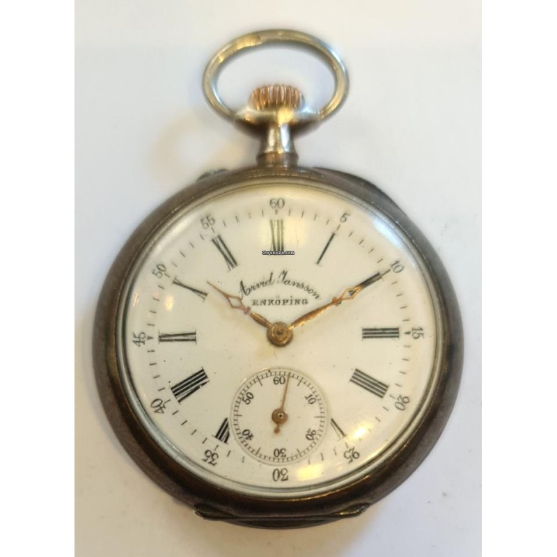 Arvid Jansson/Chopard L.U.C. Ladies Silver Pocket Watch - White, 1895
