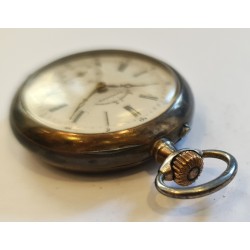 Arvid Jansson/Chopard L.U.C. Ladies Silver Pocket Watch - White, 1895