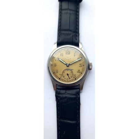 Aster Military WWII Wrist Watch - Silver, 1939