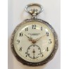 Aug. Sundberg Munkfors Ladies Silver Pocket Watch - White, 1915