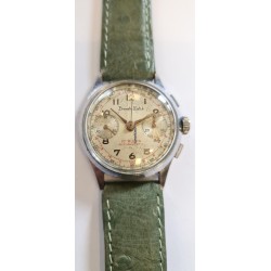 Brenets Watch Military WWII Chronograph Wrist Watch - Silver, 1944