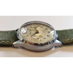 Brenets Watch Military WWII Chronograph Wrist Watch - Silver, 1944