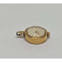 Chika Gold plated pendant watch - White, 1978
