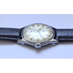 City Bravur Military Wrist Watch - Silver, 1953