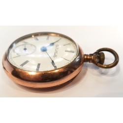 Elgin Natl,Watch Co. Gold Plated Pocket Watch - White, 1900