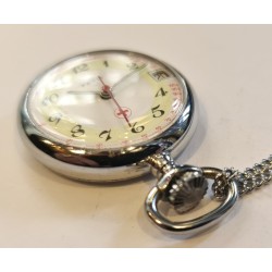 Facit Ladies Pocket Watch With Pulsation Scale - White, 1979