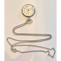 Facit Ladies Pocket Watch With Pulsation Scale - White, 1979