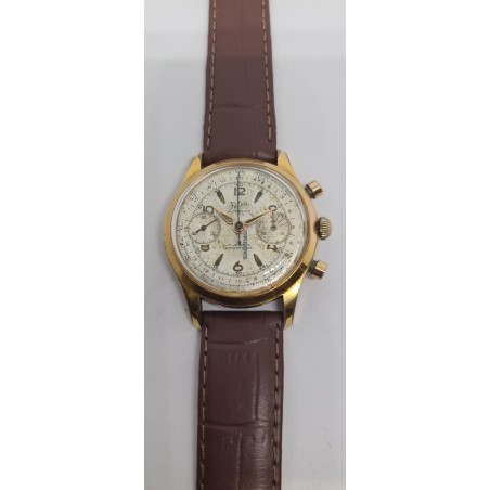 Felca Chronograph Wrist Watch - Silver, 1945