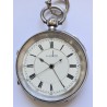 G.Aaronson,Manchester Fusee Silver Pocket Watch With Stop Button,Made For Military Navy - White, 1909