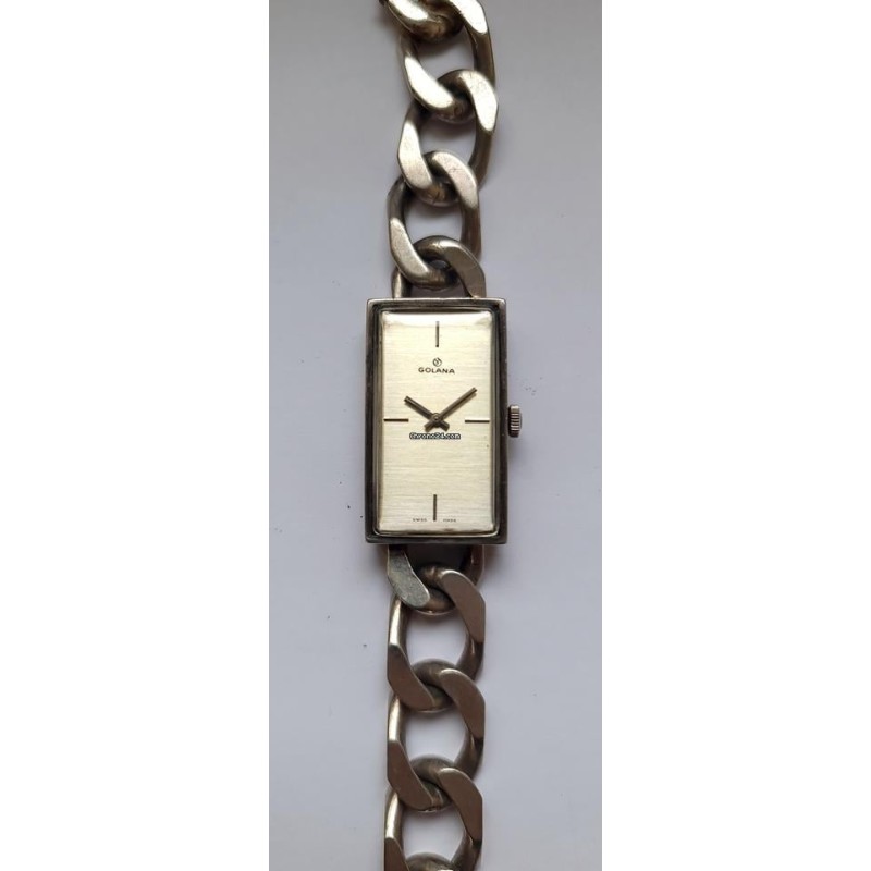 Golana Silver Wrist Watch - Silver, 1971
