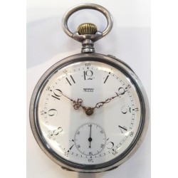 Halda Silver Pocket Watch - White, 1915