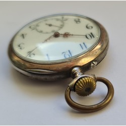 Hansa Silver Pocket Watch - White, 1920