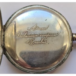 Hansa Silver Pocket Watch - White, 1920