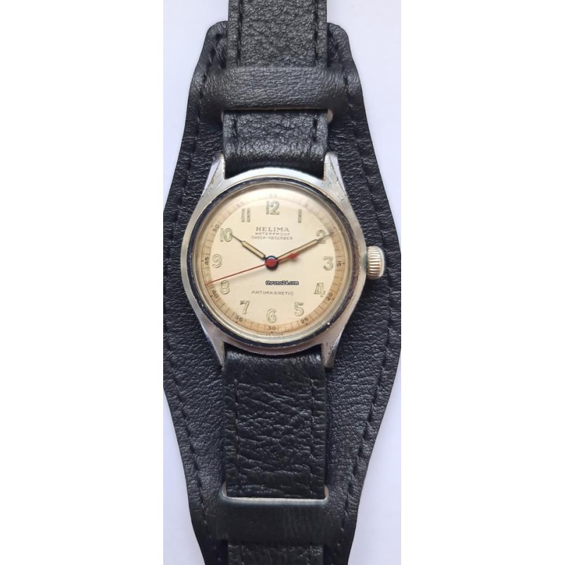 Helima Military Wrist Watch - Silver, 1943