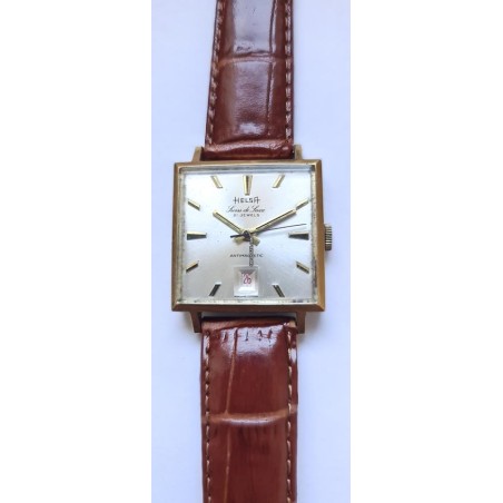 Helsa Suiss de Luxe Wrist Watch - Silver, 1976