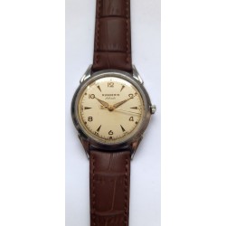 Huguenin Automatic Military Watch - White, 1952