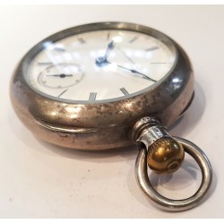 Illinois Watch Co. Railway Pocket Watch - White, 1900