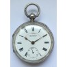 J. G. Graves Sheffield English Silver Pocket Watch - White, 1865