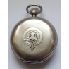 J. G. Graves Sheffield English Silver Pocket Watch - White, 1865