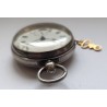 J. G. Graves Sheffield English Silver Pocket Watch - White, 1865